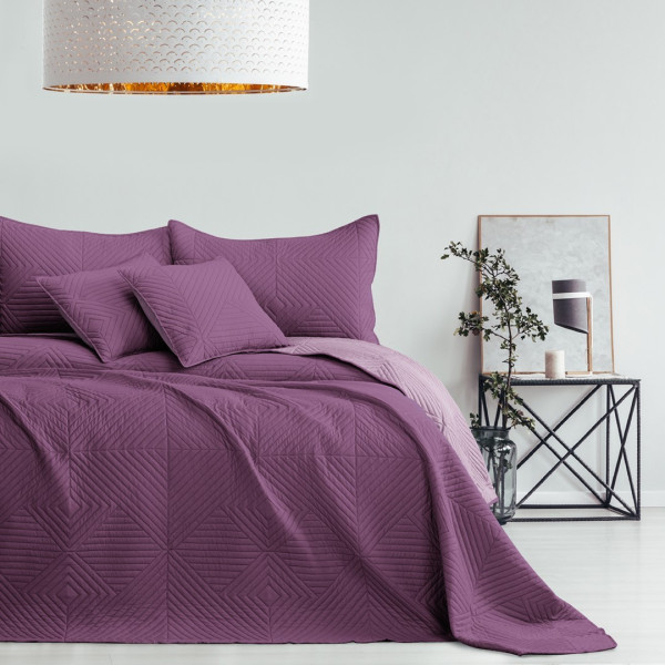 Přehoz na postel AmeliaHome SOFTA fialový, velikost 200x220