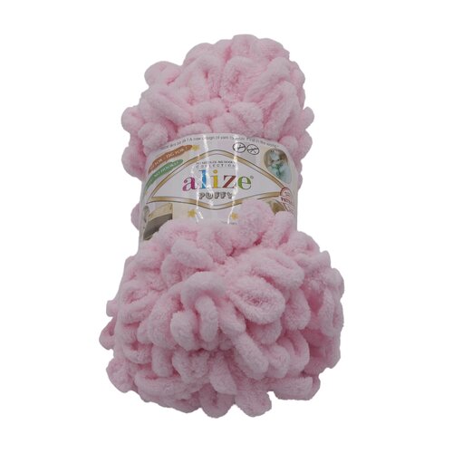 Bellatex Příze PUFFY růžová, 100 g / 9 m