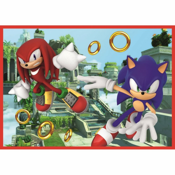 Trefl Puzzle Sonic Dobrodružná jízda, 4v1 (35, 48, 54, 70 dílků)