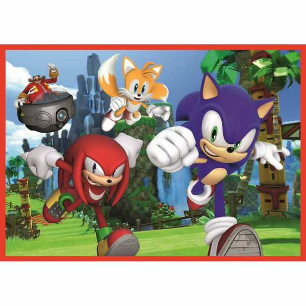 Trefl Puzzle Sonic Dobrodružná jízda, 4v1 (35, 48, 54, 70 dílků)