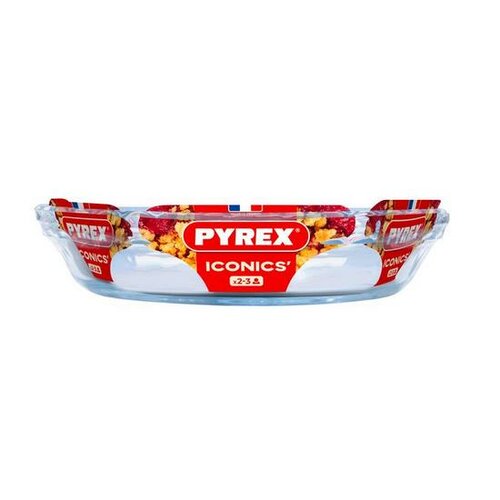 Pyrex Skleněná forma na koláč, 1,3 l, pr. 23 cm