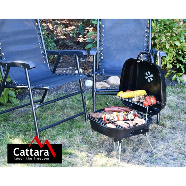 Cattara Skládací gril na dřevěné uhlí Crotone, 45 cm
