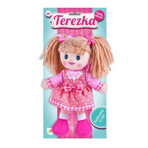 Teddies Panenka Terezka hadrová plyš 30cm česky mluvící na kartě