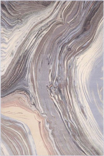 Šedý vlněný koberec 133x180 cm Agate – Agnella