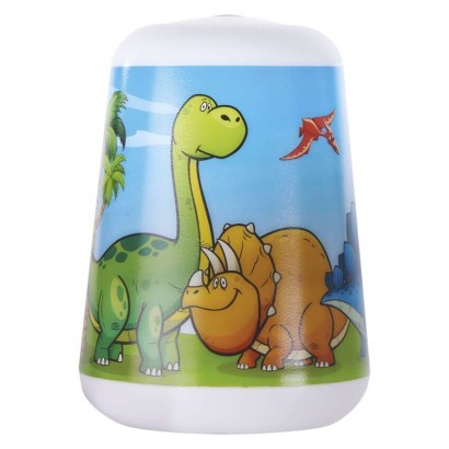 EMOS Dětská LED lampa se svítilnou Dino barevná