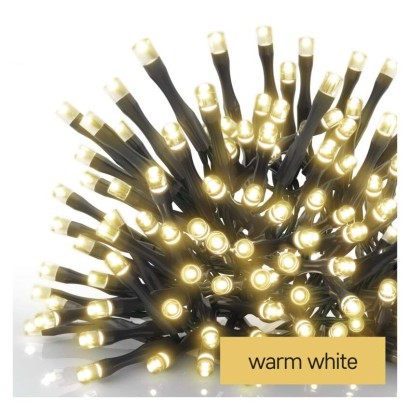 EMOS LED vánoční řetěz Copy s časovačem 2,8 m teplá bílá