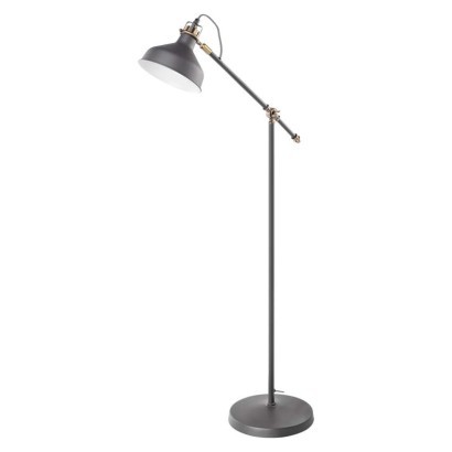 EMOS Stojací lampa ARTHUR 150 cm tmavě šedá