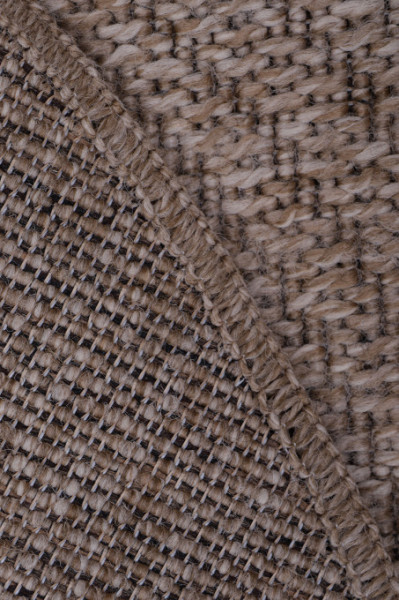 Koberec Indiana 08866A JUTE / BLACK kruh