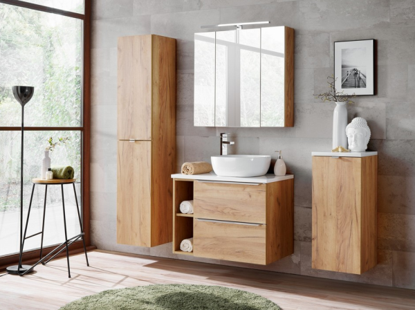 ArtCom Závěsná skříňka do koupelny CAPRI Oak 811