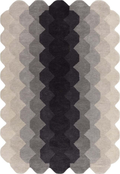 Šedý vlněný koberec 160x230 cm Hive – Asiatic Carpets