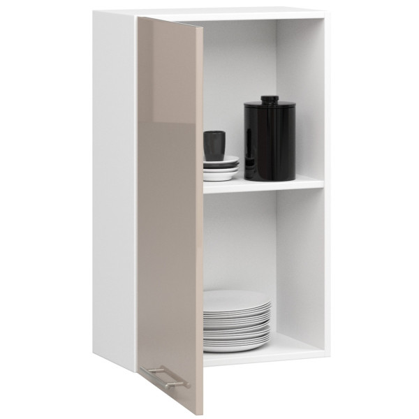 Ak furniture Závěsná kuchyňská skříňka Olivie W 50 cm bílá/cappuccino