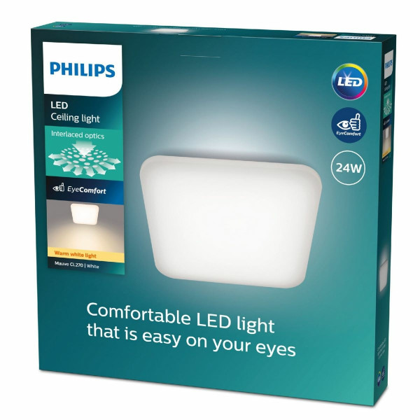 Philips 8720169195493 stropní LED svítidlo Mauve 1x 24 W 2900lm 2700K, 43 cm