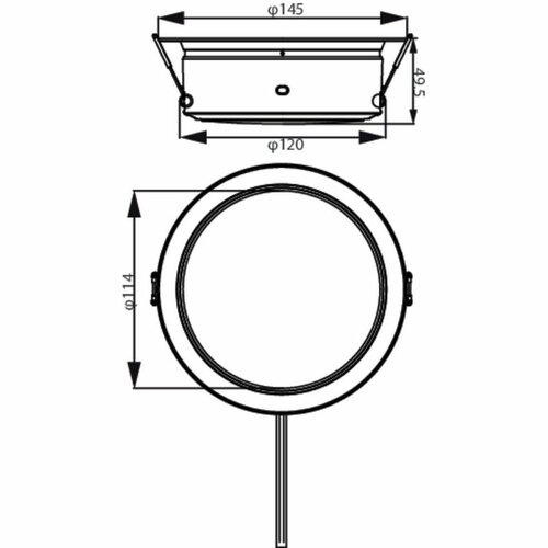 Philips 8720169212800 podhledové LED svítidlo Diamond, 1x 4,8 W 900lm 4000K