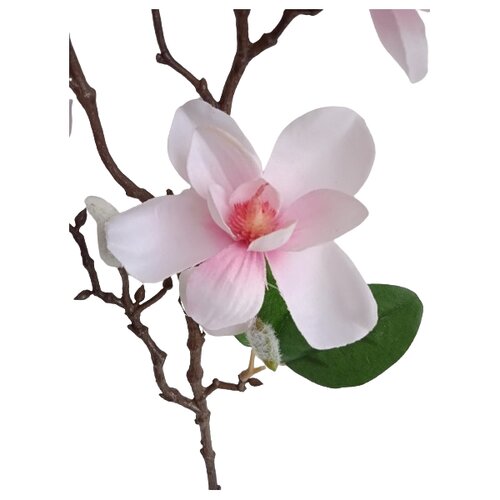 Umělá větvička Magnolie světle růžová, 64 cm