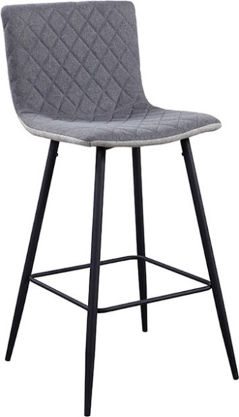 Tempo Kondela Barová židle TORANA - světle šedá/šedá/černá + kupón KONDELA10 na okamžitou slevu 3% (kupón uplatníte v košíku)