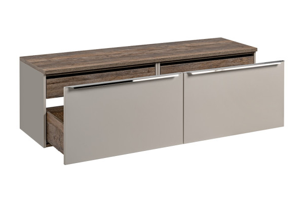 ArtCom Koupelnová skříňka s deskou SANTA Fe Taupe D160/1 | 160 cm