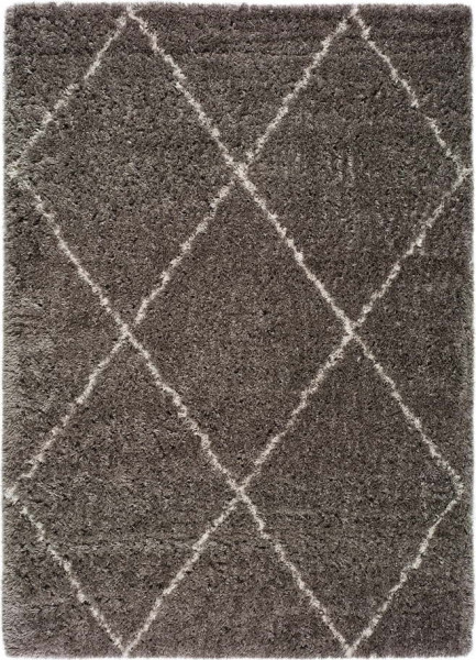 Šedý koberec Universal Lynn Lines, 60 x 110 cm