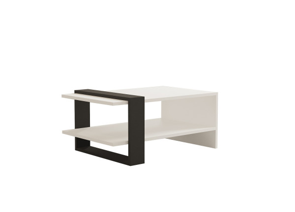 Konferenční stolek ATINA, antracit/bílá