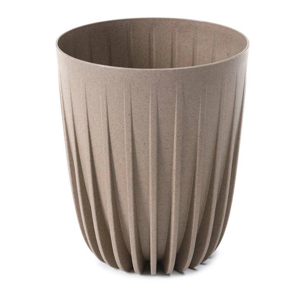 DekorStyle Květináč STRIPPED ECO VI 25 cm latte