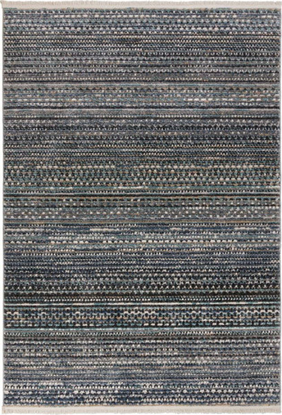 Modrý kulatý koberec 230x230 cm Camino – Flair Rugs