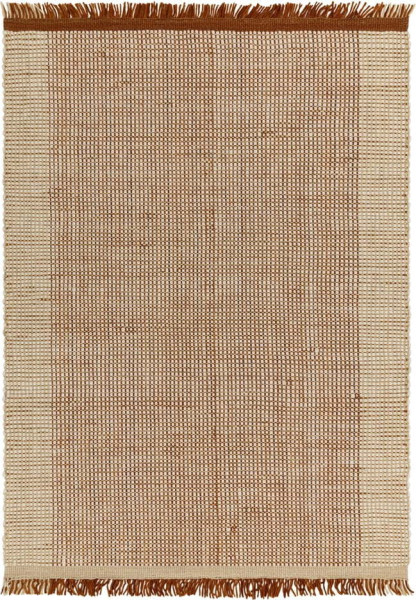 Hnědý ručně tkaný vlněný koberec 160x230 cm Avalon – Asiatic Carpets