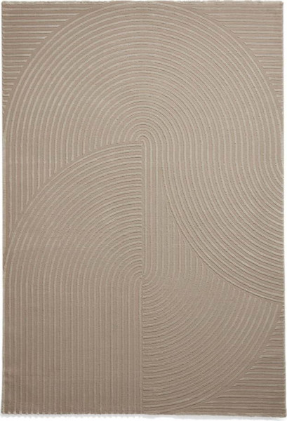 Světle hnědý pratelný koberec z recyklovaných vláken 120x170 cm Flores – Think Rugs