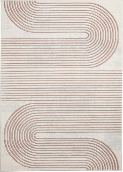 Růžovo-světle šedý koberec 200x290 cm Apollo – Think Rugs