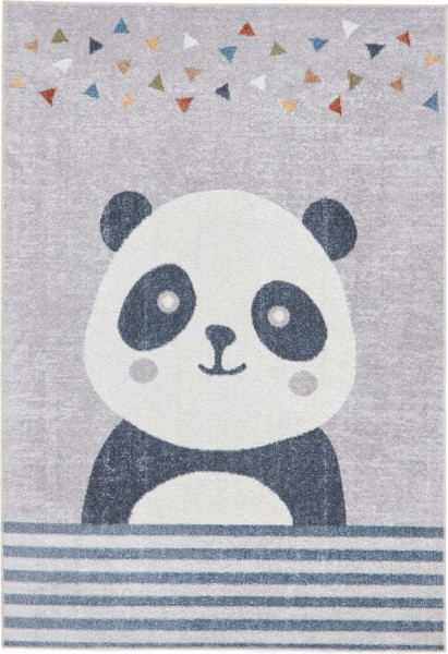 Světle šedý dětský koberec 120x170 cm Vida Kids Panda – Think Rugs