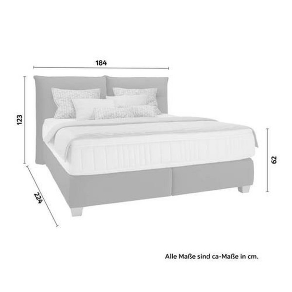 Postel boxspring Fog 180x200cm,olivová