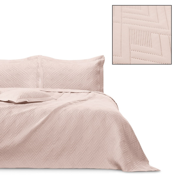 Přehoz na postel AmeliaHome Ophelia III pudrově růžový, velikost 220x240