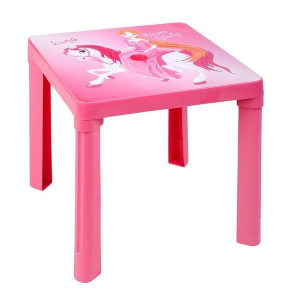 Dětský zahradní stůl LARRY, růžový