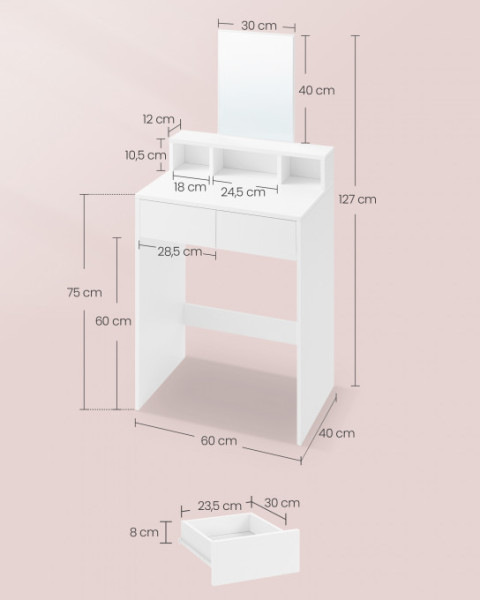 Toaletní stolek RDT103W01