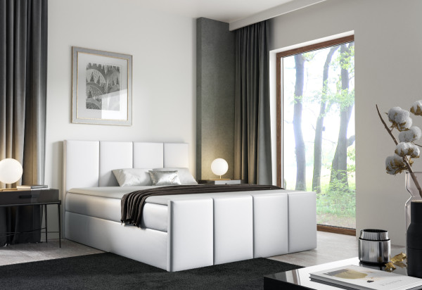 Expedo Čalouněná postel boxspring LAROS + topper, 180x200, fancy 36