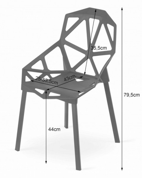 Jídelní stůl TODI jasan 60 cm se dvěma židlemi ESSEN černé