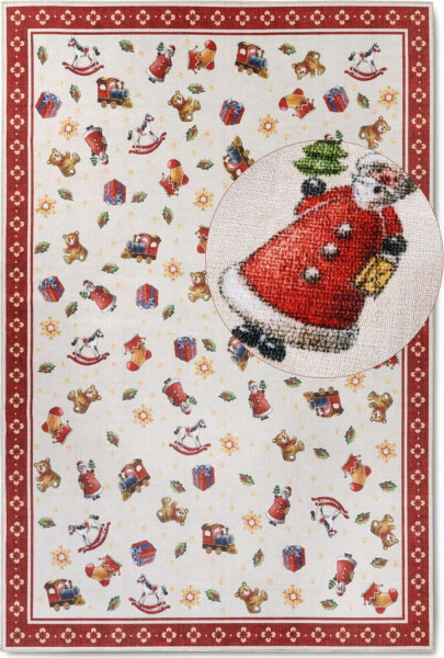 Červený koberec s vánočním motivem 160x230 cm Red Christmas – Villeroy&Boch