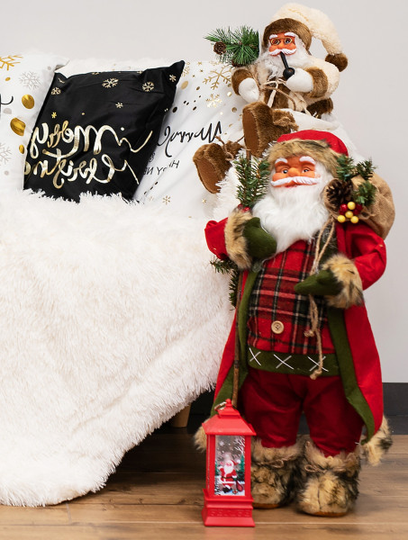 Tutumi Figurka Santa Clause Mikolaj 44 cm bílá 