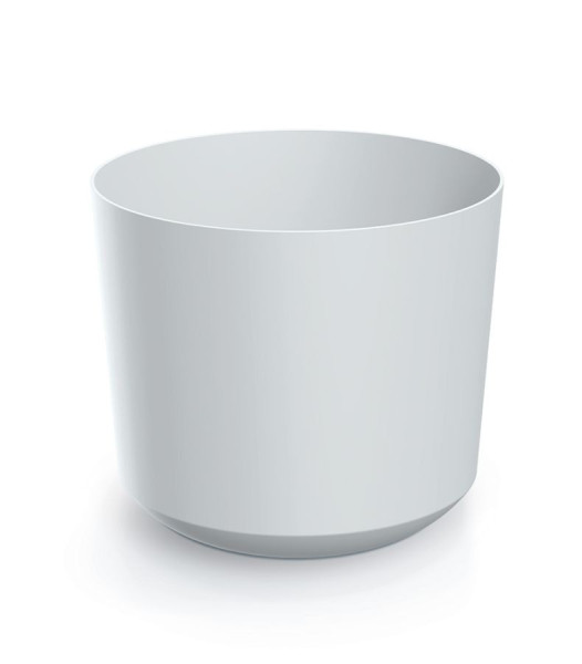 Prosperplast Plastový květináč TUBOS bílý matný, varianta 39 cm